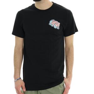 T-SHIRT QUAKE TT HUF NERO